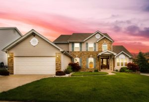 Best Neighborhoods in Boca Raton for Families - a big house at sunset