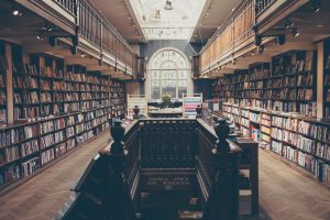 Picture of a book store