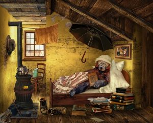attic transformation ideas - man's cave