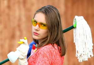 Do the cleaning then arrange your furniture after relocation