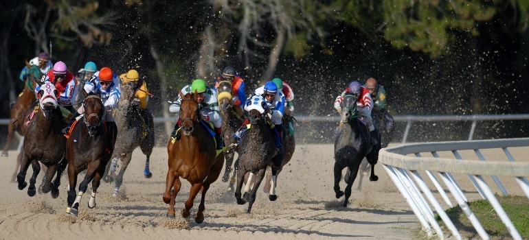 Horse race moments
