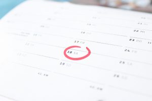date in calendar to move office without disruption
