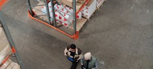 Men working in a warehouse
