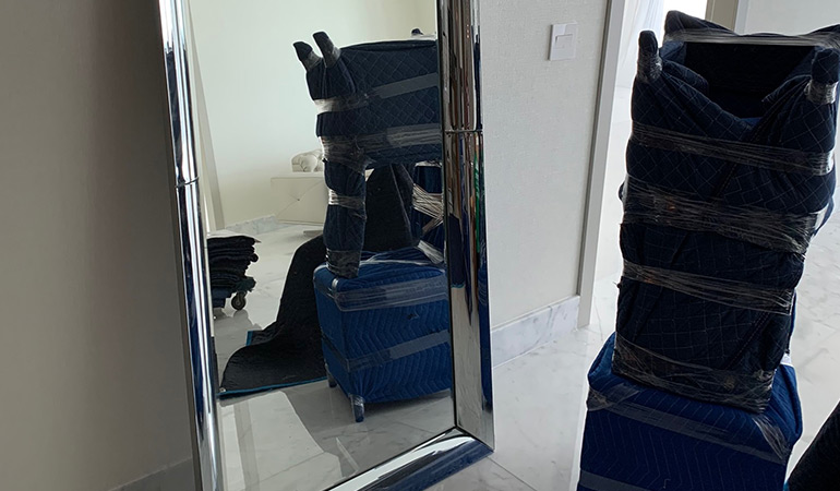Many items that are to be relocated. 