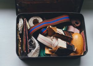 A full box of items