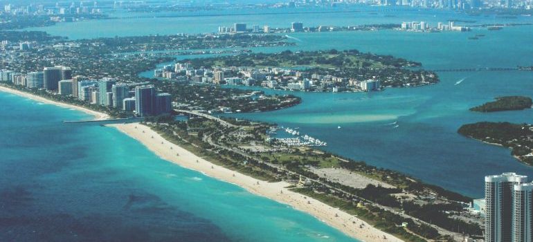 Miami aerial view