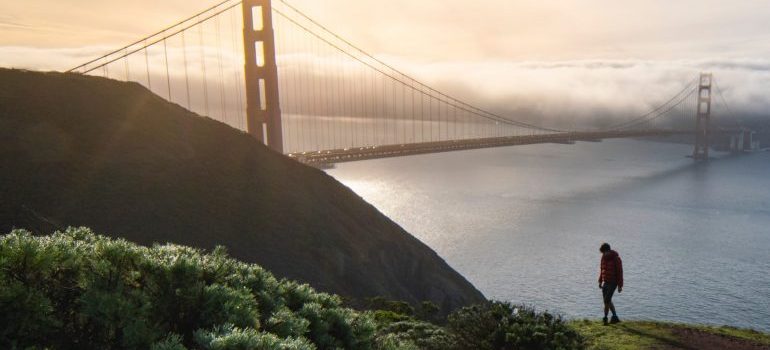 Golden Gate bridge - moving from Miami to California