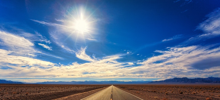 Moving from Miami to Los Angeles involves driving on a road such as this one