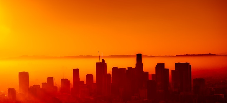 LA skyline