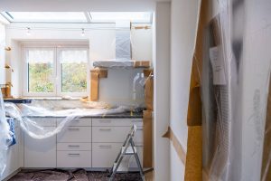 kitchen during remodeling