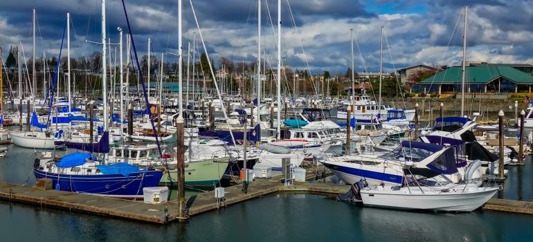 The port of Bellingham