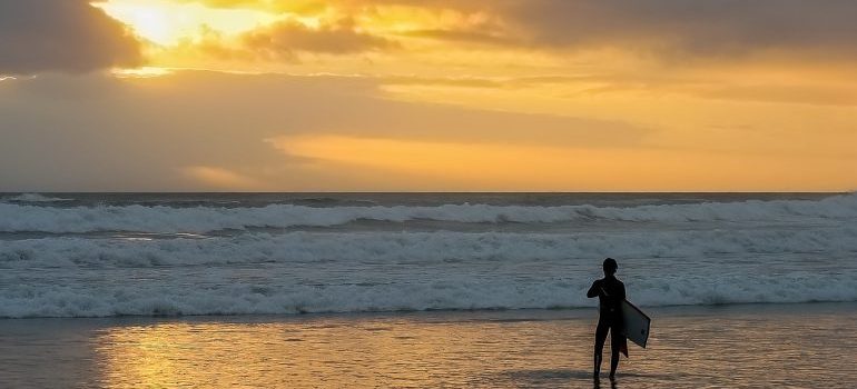 Man on the beach