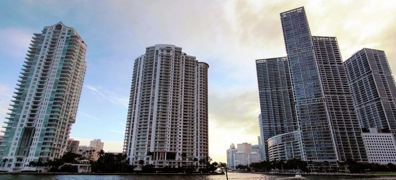 Beautiful neighborhood next to the Miami river