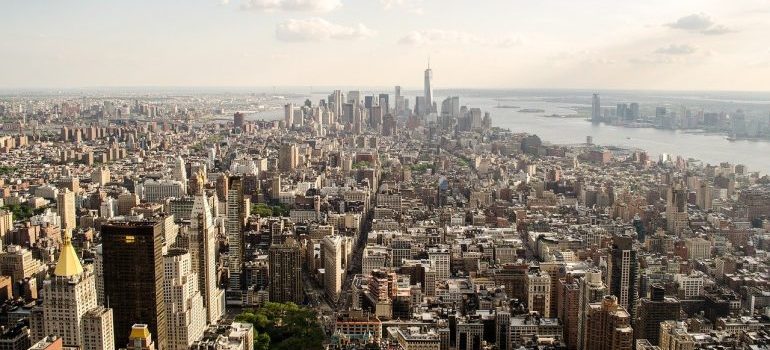 NYC aerial view