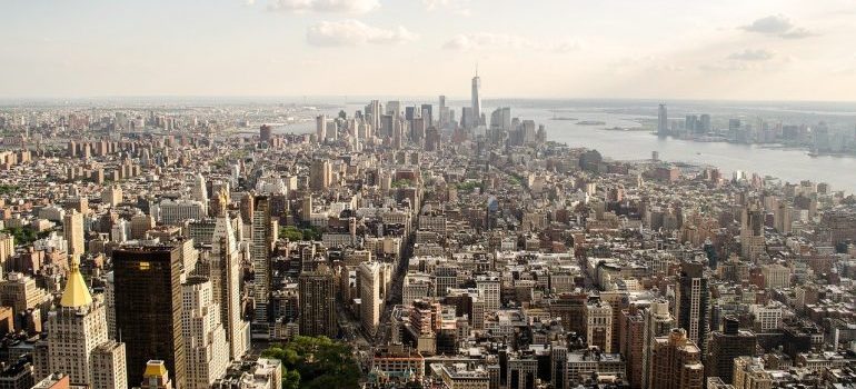 NYC aerial view 