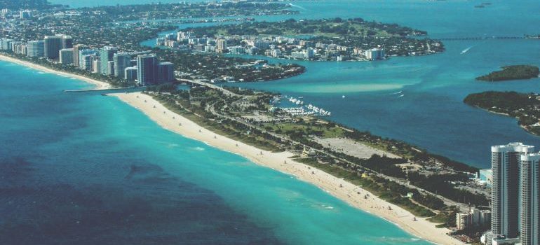 Miami coastline