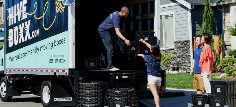 movers loading the truck 