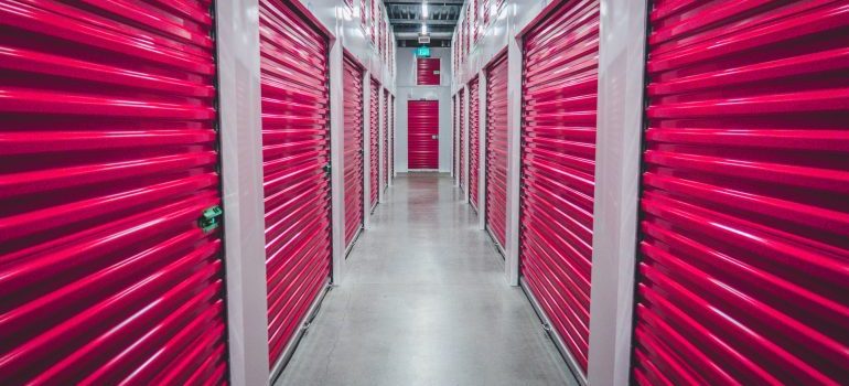 Modern storage facility interior