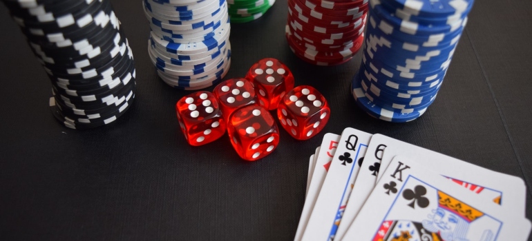 playing card and poker