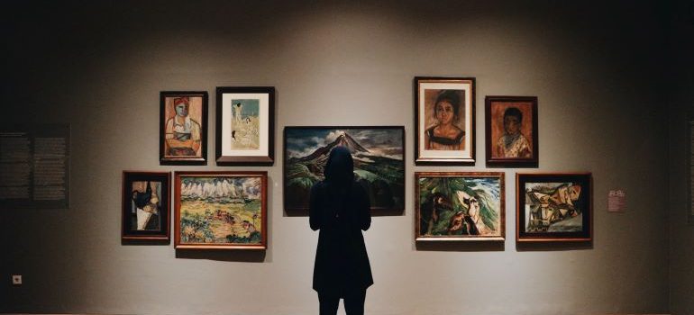 art gallery wall