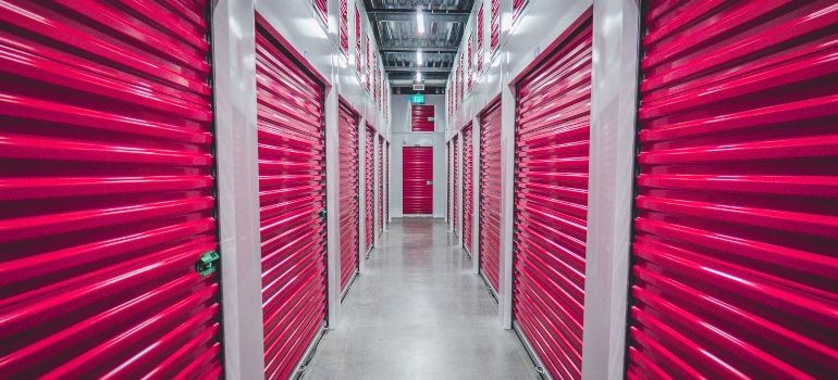 pink storage units