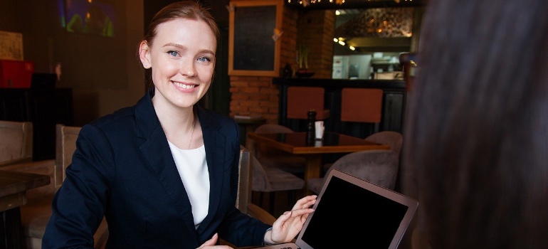 A smiling professional