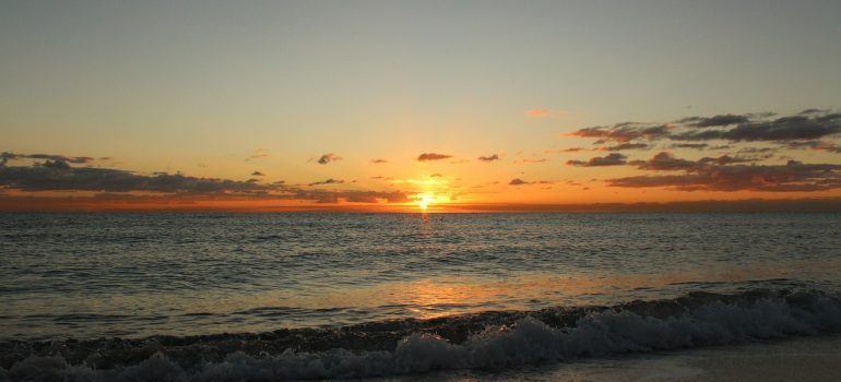 Hallandale beach sunset