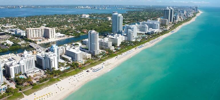 Apartment buildings near the Sunny Isles Beach in northeast Miami-Dade County.