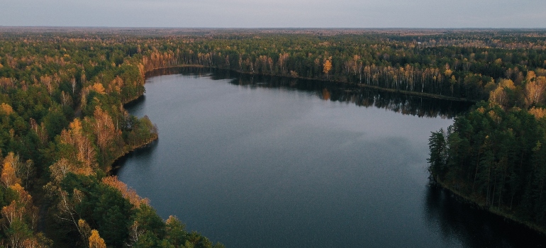 view of the lake