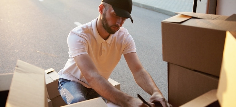 movers loading a truck