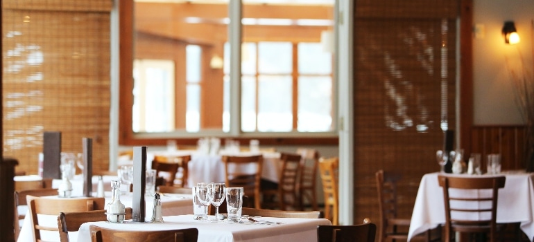 a restaurant 