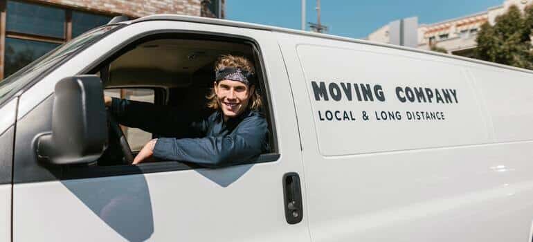 close up shot of a man in truck