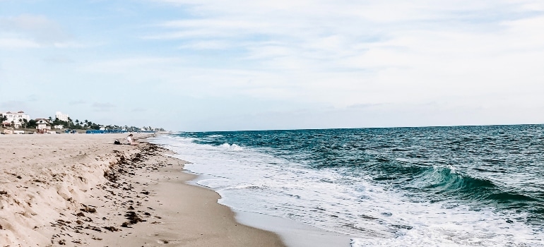 Beach in Boca Raton.