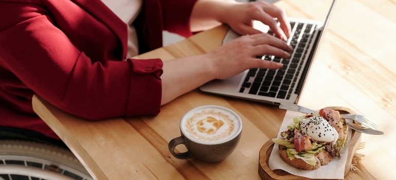 Person using MacBook