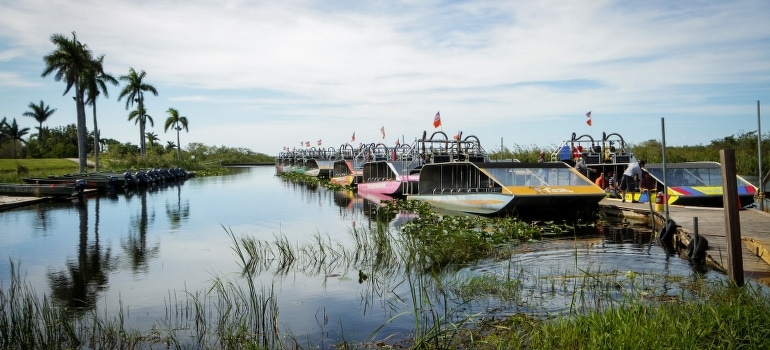 Boats in the water