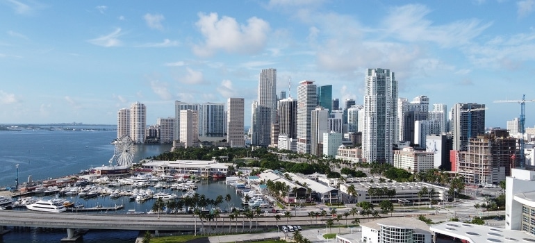 Miami bayside buildings