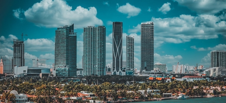 Miami downtown view