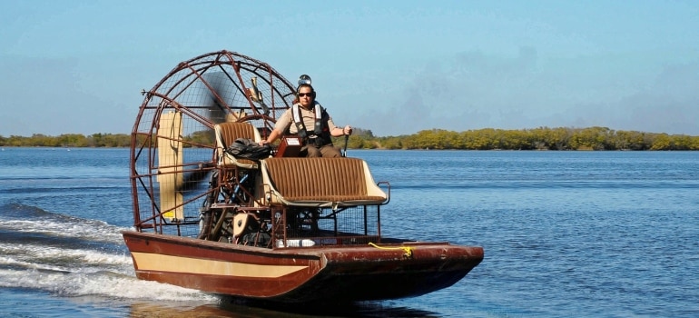 airboat tour in Florida as one of the top things to do in Miami in fall