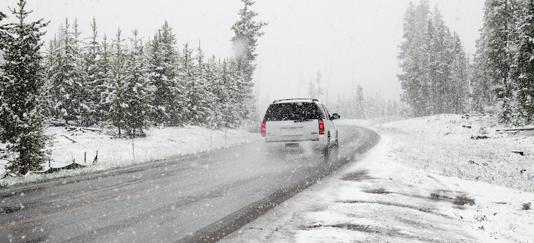 Snow on the road