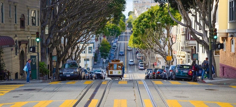 A street in San Francisco, one of the ideal new hometowns for Floridians