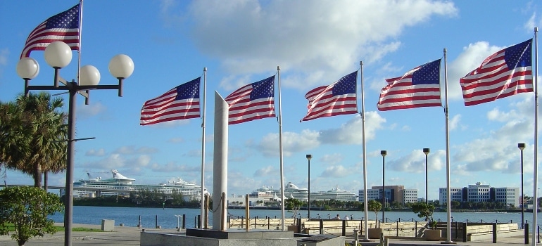 six flags at the Bayside