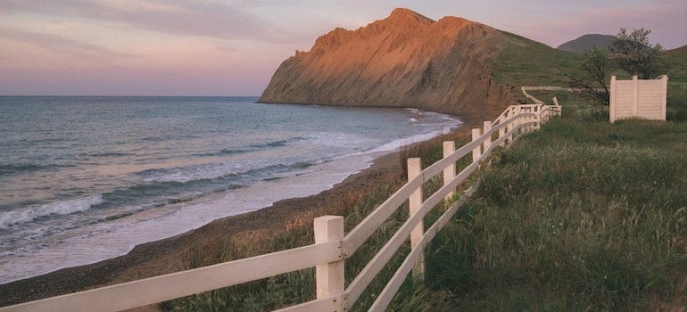 An ocean view from the park in one of the places great for a day trips from Miami for nature lovers