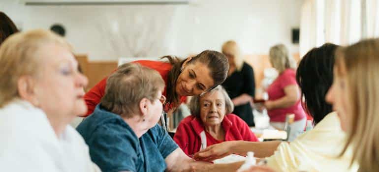 Seniors in one of the senior friendly communities in Broward County