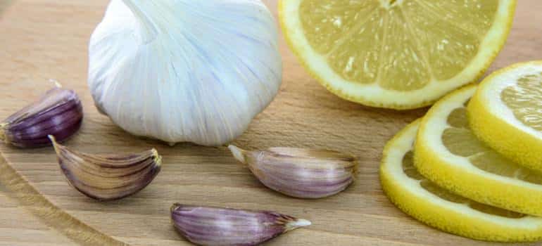 Garlic and lemon