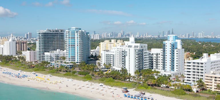 Buildings in one of the places to experience Cuban culture in Florida