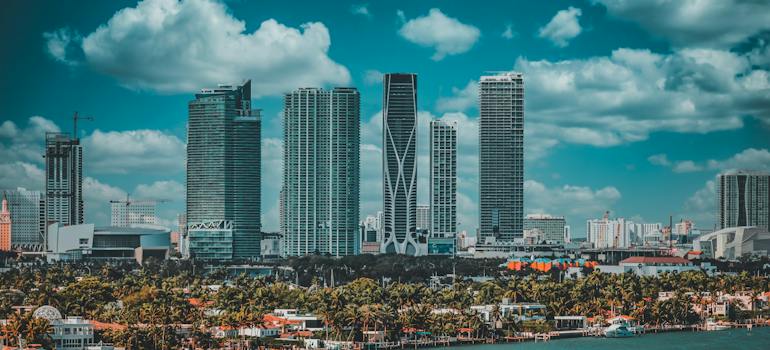 A coastline in Miami