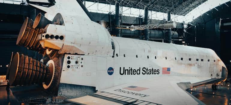 A space shuttle