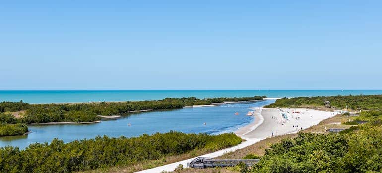 A beach in Florida 