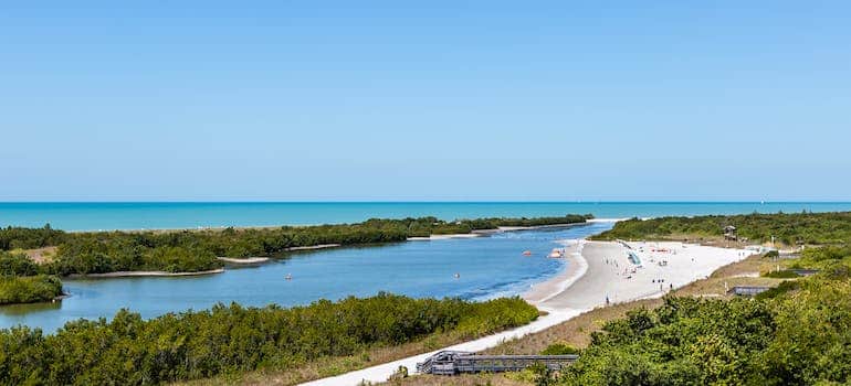 A beach in Florida