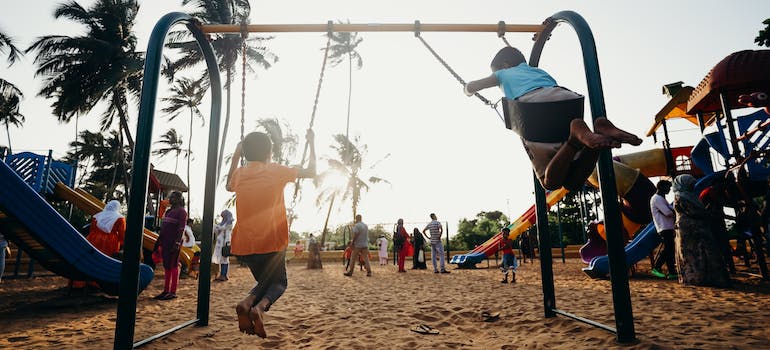 Children on the playground